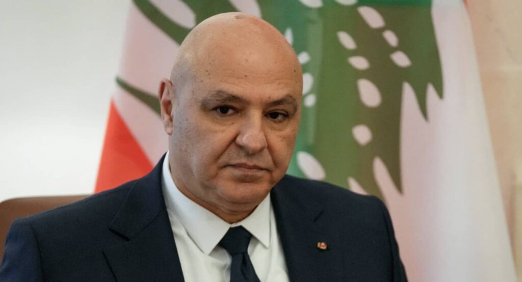 Lebanese President Joseph Aoun Photo credit: via REUTERS.